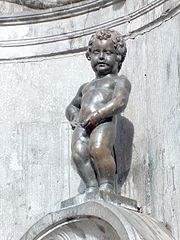 Manneken Pis desnudo